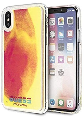 Guess iPhone X/Xs Pink GUHCPXGLCPI Hard Case California Glow in The Dark