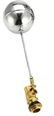 BE-TOOL Vanne à clé à bille G1 DN25 Robinet à boisseau sphérique flottant Vanne à bovins pour canal d'eau, humidificateur, source (paquet de 1)