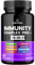 Immune Booster – Immune System Support Supplement with Vitamin D3-120 Capsules - Zinc, Elderberry, Iron, B12, C, Turmeric, Selenium, Garlic, Probiotics & More – Vegan Multivitamin Complex