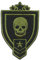 Catch the Patch Totenkopf Militär Abzeichen Army - (Größe: 5 x 7,1 cm) – Kultige Aufnäher zum Aufbügeln & Aufnähen – Für Jacken, Rucksäcke, Shirts & Cosplay – Ein Must-have für DIY-Fans