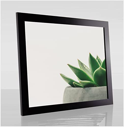 Bilderrahmen Diamond 45x45 cm Schwarz Matt ideal für Diamond Painting mit 1 mm klarem Kunstglas