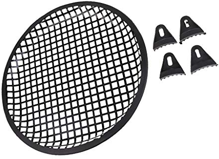Car Audio Speaker Subwoofer Metal Black Grill Cover Guard Protector 12 Inch