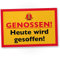 DankeDir! Genossen heute wird Gesoffen DDR - Schild 30 x 20 cm - JGA lustiger Spruch Party Geschenk für ihn Männer - Partydeko Geschenkidee Geburtstagskgeschenk Geburtstagsdeko Alkohol