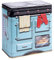POWERHAUS24 Retro nostalgische Blechdose in Form eines Backofens, Geschenk, Aufbewahrung, Spielzeug, Deko, lebensmittelecht, ca. 18 cm x 19 cm, 2 Rezepte inklusive