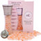 HC Moulin à sel rose de l'Himalaya et moulin à sel rose de l'Himalaya 200 g | Recharge de sel gemme de l'Himalaya supplémentaire | Sel rose de l'Himalaya avec moulin à sel et poivre | Moulin à sel et