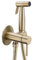 Brushed Gold Brass Concealed Muslim Round Hot and Cold Mixer Monoblock Bidet Sprayer Express Setup Shower Kit Set Wall Mounted