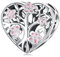 Ciondolo Charm Fiore della Vita per Bracciale Pandora, Ciondolo a Cuore in Argento Sterling 925 come Regalo Gioiello per Donne e Ragazze