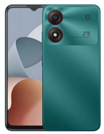 ZTE Blade A34 Green - Smartphone 6.6 HD+, Fotocamera 8MP, Batteria 5000mAh, 2 GB RAM e 64GB ROM, Octa-Core, Android 13, Riconoscimento Facciale, Display Waterdrop, Memory Fusion