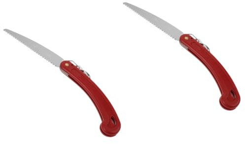 BESPORTBLE 2St Klappsäge astscheren hochastschere faltbar bandsã¤gen jausenmesser klappbar hand säge falzmesser schwere Säge kleine Handsägen Astsäge Baumsägen Hand Holzsäge Kunststoff