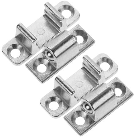RORPOIR 4 Stücke Universal Spannverschlüsse für Dunstabzugshauben Edelstahl Latch mit Einfacher Installation Kompatibel mit Verschiedenen Marken und Modellen