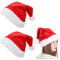 tintoke 2 Stück Weihnachtsmütze für Erwachsene,Nikolausmütze,nikolausmütze erwachsene,Weihnachtsmütze Familie,plüsche weihnachtsmann mütze,Geeignet für Männer und Frauen, Weihnachtsfeiern usw. (2)