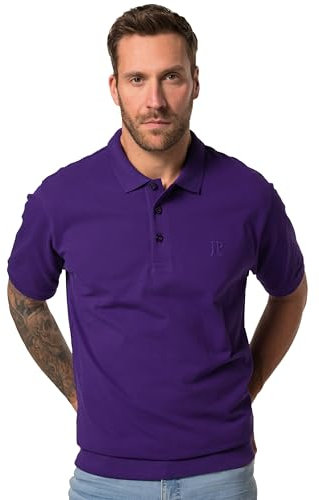 JP 1880 Herren große Größen Übergrößen Menswear L-8XL JP1880 Poloshirt, Bauchfit, Basic, Halbarm, Piqué, XXL bis 10XL Lilie 6XL 712617843-6XL