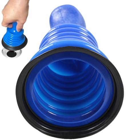 1 x Waschbeckenstößel, WC-Saugglocke zum Entsperren von Abflüssen – robuster Saugglocke für Küche, Bad und Toilette