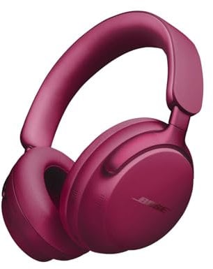 Bose QuietComfort Ultra Bluetooth Wireless Noise Cancelling Headphones for music with Spatial Audio, Over-the-Ear Headphones with Mic, Up to 24 Hours of Battery Life, Deep Plum - Limited Edition