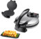 Crepera Eléctrica Máquina Para Crepes 2000W, Pan De Panqueque Antiadherente, Sartén Molde Para Hornear, Herramienta De Cocina De Cocina Para Blintzes, Huevos, Tocino