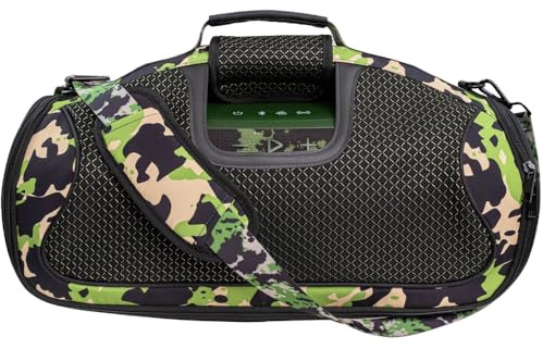 BeisDirect Schutzhülle für JBL Boombox 4, tragbarer Bluetooth-Lautsprecher, Reise-Tragetasche, Lautsprecher-Hülle mit Schultergurt, für JBL Boombox 4 Zubehör (Camouflage)