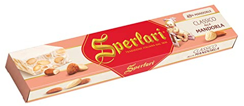 Sperlari - Torrone Classico, Senza Glutine, Mandorla, 250 Grammo (Confezione da 6)