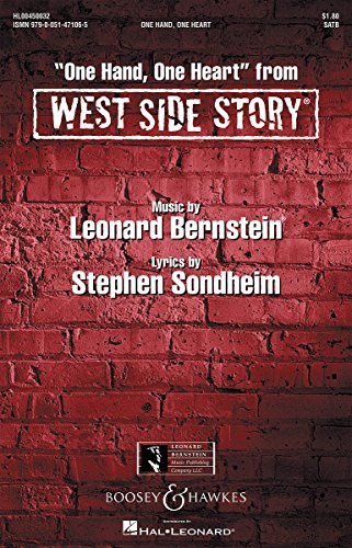 West Side Story: One Hand, One Heart. 2-part treble choir (SSA) and piano. Partition de chœur.