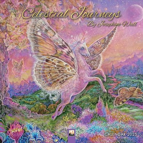 Celestial Journeys by Josephine Wall – Himmlische Reisen von Josephine Wall 2025: Original Flame Tree Publishing-Kalender [Kalender] (Wall-Kalender)