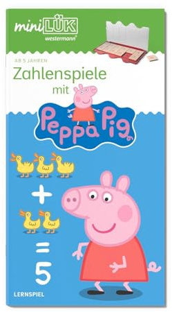 miniLÜK: Kindergarten/Vorschule Zahlenspiele mit Peppa Pig (miniLÜK-Übungshefte: Vorschule)