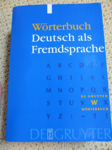 Wörterbuch Deutsch als Fremdsprache: Einsprachig. In neuer Rechtschreibung