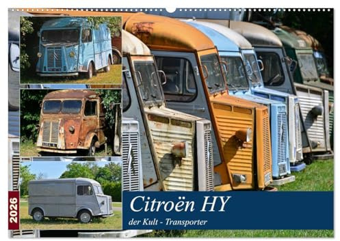 Citroën HY der Kult -Transporter (Wandkalender 2026 DIN A2 quer), CALVENDO Monatskalender: Ein Oldie zum knuddeln (CALVENDO Mobilitaet)