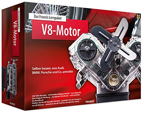 Franzis 65207-0 Lernpaket V8-Motor als Baussatz