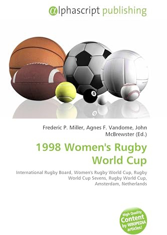 1998 Women's Rugby World Cup: International Rugby Board, Women's Rugby World Cup, Rugby World Cup Sevens, Rugby World Cup, Amsterdam, Netherlands