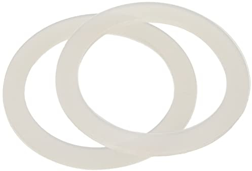 Ibili - Lot De 2 Joints en Caoutchouc pour Cafetière Bahia 3 Tasses, Blanc