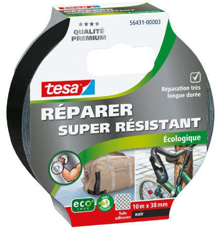 tesa 56431–00003–00 Reparatur-Klebeband ultraresistentes Umweltfreundlich 10 m x 38 mm