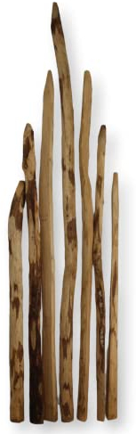 Gartenwelt Riegelsberger Staketenzaun Stakete 80 cm Zaunlatte Kastanienholz französische Kastanie