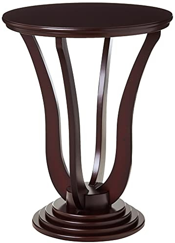 Frenchi Furniture Tisch, L 50,0 cm x B 50,0 cm x H 65,5 cm, Espresso