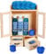 BRUBAKER Cosmetics Bade- und Pflegeset Blaubeere im Holzschrank