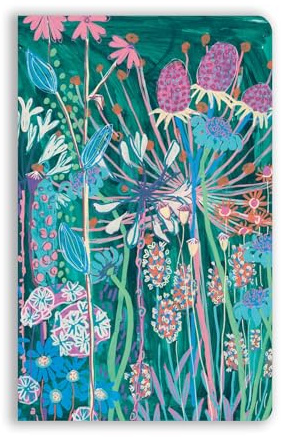 Premium Softcover Notizbuch: Lucy Innes Williams, Blau-Grünes Gartenhaus: Unser hochwertiges, liniertes Blankbook mit flexiblem, künstlerisch gestaltetem Einband