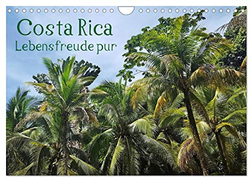 Costa Rica - Lebensfreude pur (Wandkalender 2026 DIN A4 quer), CALVENDO Monatskalender: Pura Vida in seiner ursrpünglichen Form. (CALVENDO Natur)