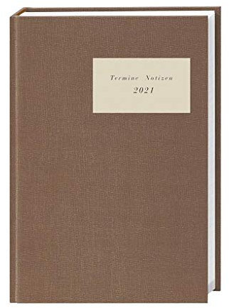 Terminer A5, Leinen sand Kalender 2021