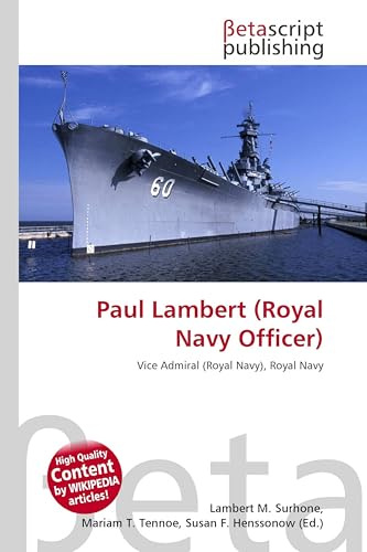 Paul Lambert (Royal Navy Officer): Vice Admiral (Royal Navy), Royal Navy