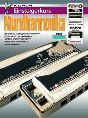 Einsteigerkurs Mundharmonika (Buch/CD/Doppel-DVD/Poster)