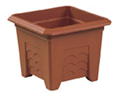 Emsa 985401400 Blumenkübel, eckig 40 x 40 cm terracotta TERRA GRANDE