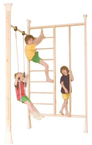 KletterDschungel Holz Sprossenwand Indoor Sportgerät Turnwandset