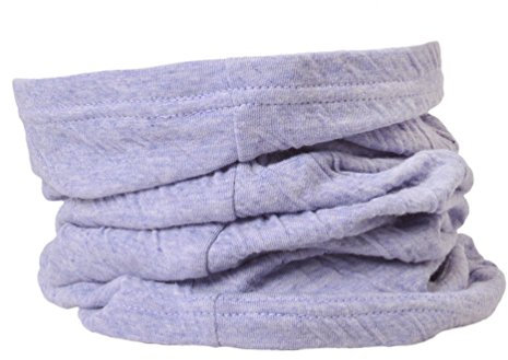 CHARM Neck Warmer for Women and Men - Warm Organic Cotton Headbands Made in Japan Ear Beanie Head Band Purple