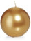 Kugelkerzen Gold 80 mm 6 Stueck