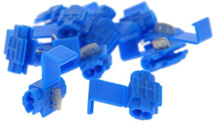 XL Tech 102650 12 connecteurs raccords de dérivation automatiques section 1.0-2.5 mm² / 18-14 AWG