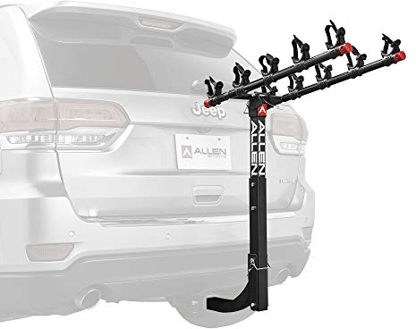 Allen Sports USA Deluxe 5 Hitch Mounted Bike Carrier - Noir, 2-inch