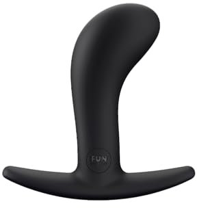 FUN FACTORY Analplug unisex BOOTIE M Schwarz, komfortabler Buttplug für Anfänger und Fortgeschrittene – aus 100% medizinischem Silikon, Made in Germany