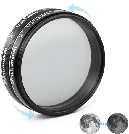 Astromania Telescope Filter Variable Grey Polarizing Moon Filter 2 Inch