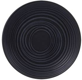 Table Passion - Assiette plate Moon noir 27 cm (lot de 6)