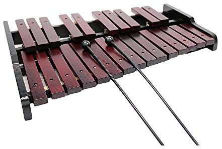 Diy Family Store Professionelle Xylophone 25 Hinweis Holz Percussion Educational Musikinstrument Geschenk mit 2 Schlägel für Erwachsene und Kinder 100% der Annatto 4.1kg einschließlich der Koffer