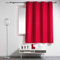 Douceur d'Intérieur 1609133 Vorhänge, Polyester, Rot, 140 x 180 cm