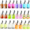 Baven 24 Stück Milch Tee Charms Anhänger Harz Handwerk Charms Bubble Tea Boba Tea Anhänger Niedliches Dekoratives Zubehör für DIY Ohrringe Halskette Schlüsselbund (Gemischt)